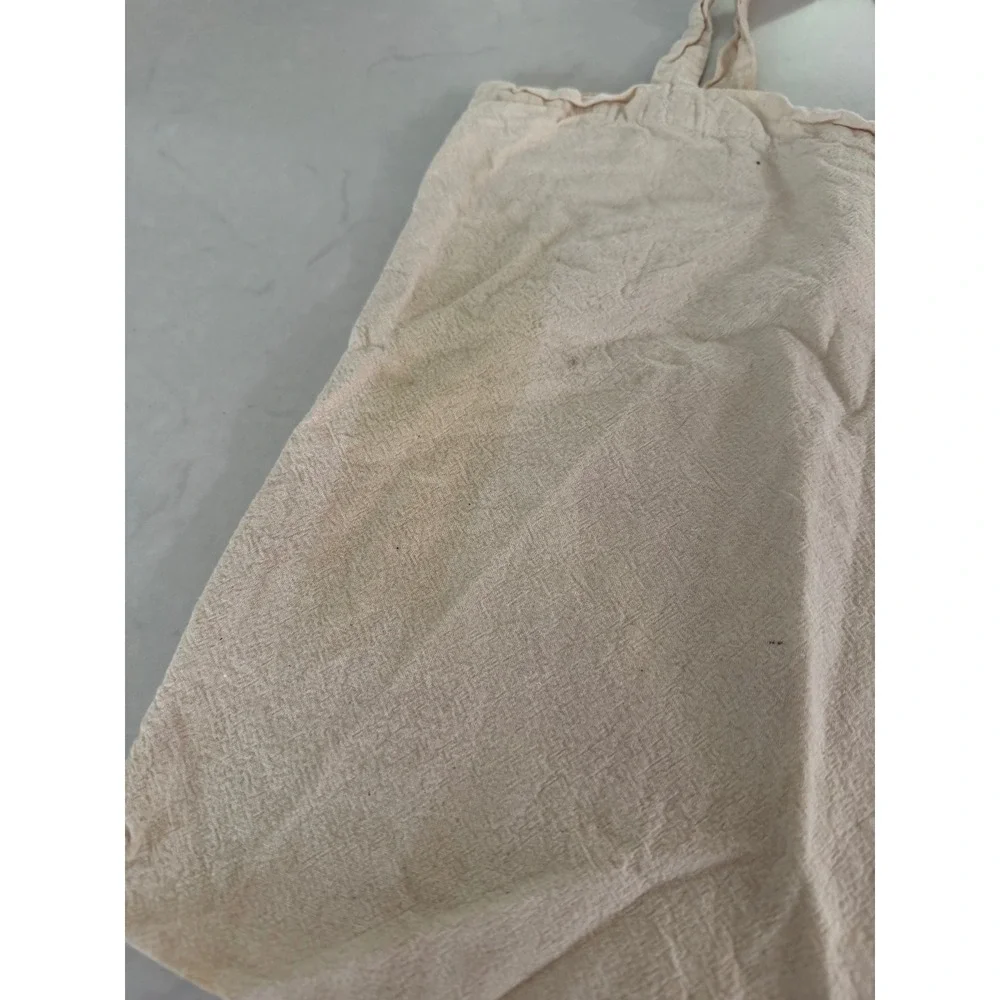 Sno Pac Frozen Vegetables Canvas Tote Bag Cream Red Organic Reusable Grocery Bag